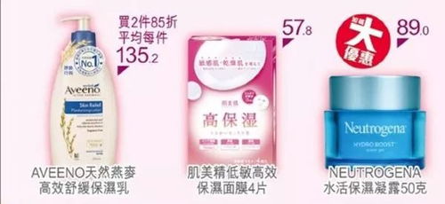 香港萬寧 屈臣氏 百佳優(yōu)惠合集 護膚品 日用品 必備藥品 嬰兒用品等